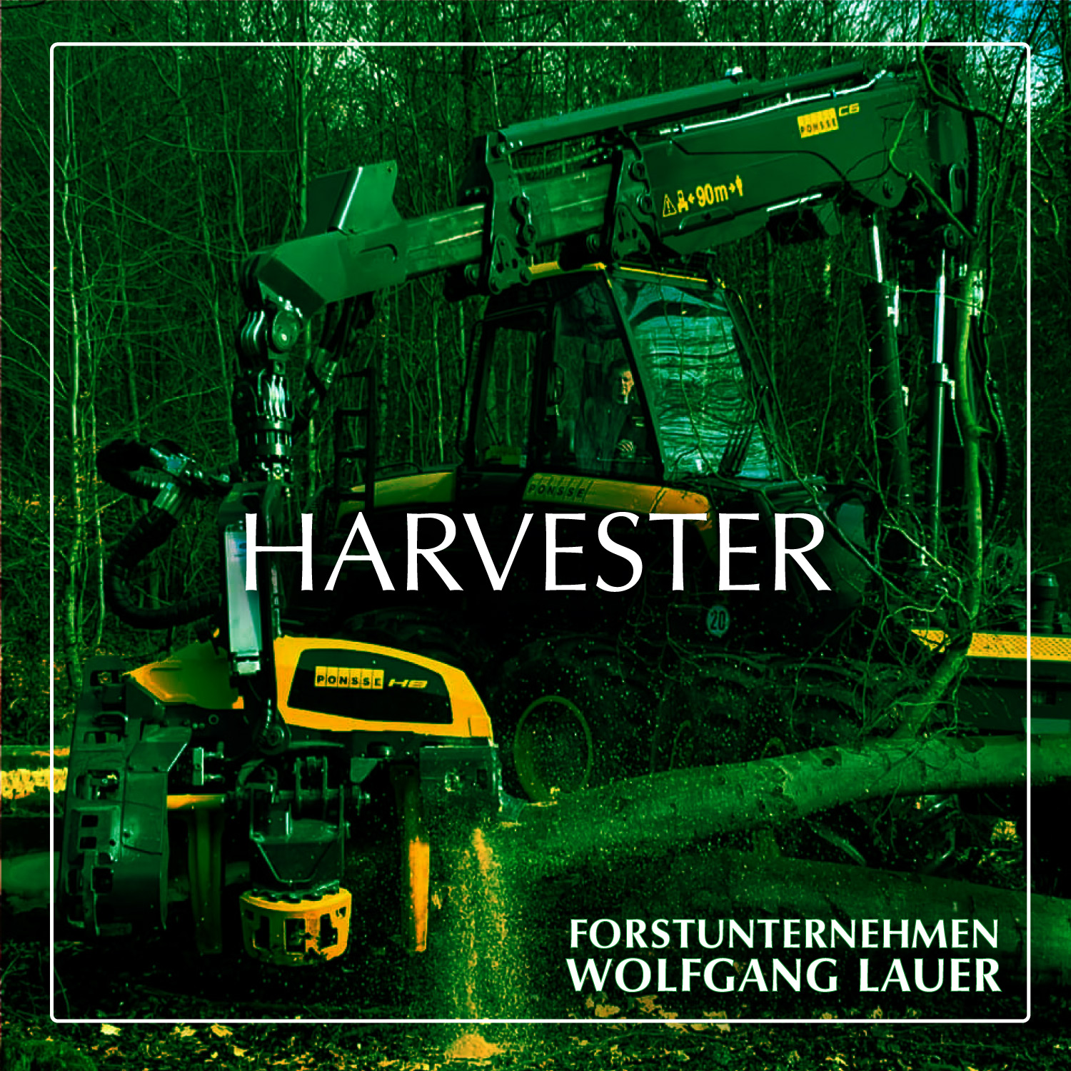 Forstunternehmen Wolfgang Lauer – Maschinenpark | Harvester